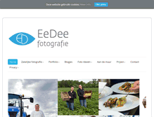 Tablet Screenshot of eedee-fotografie.nl
